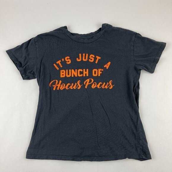 Fifth Sun Tshirt Girls Small Black Hocus Pocus Halloween Crew Neck Short Sleeve - Picture 1 of 6